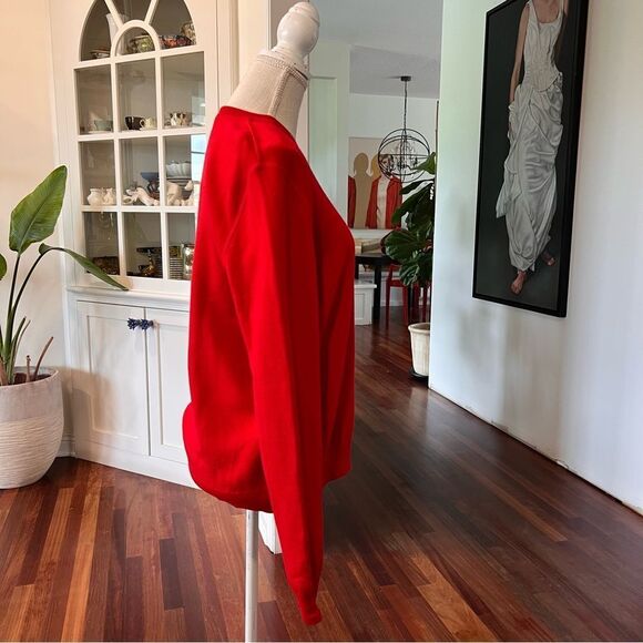 FENDI Sweater (thin) Wool Red Monster Size 46 - Picture 6 of 9